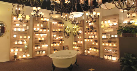 Showroom product display 160 Spring St Charleston, WV