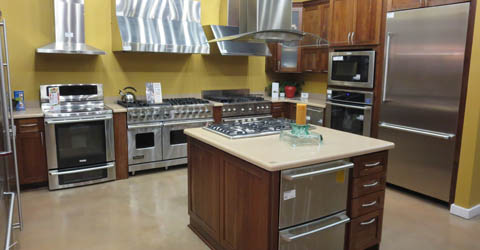Showroom product display 160 Spring St Charleston, WV