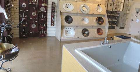 Showroom product display 160 Spring St Charleston, WV