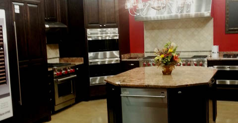 Showroom product display 160 Spring St Charleston, WV