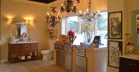 Showroom product display 8813 Grow Dr, Ellyson Industrial Park Pensacola, FL