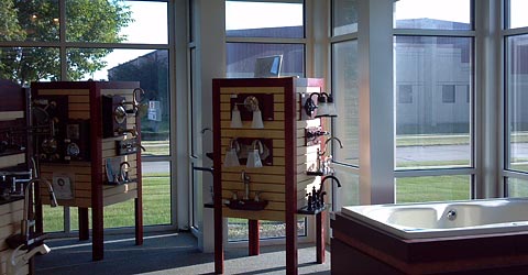 Showroom product display 4625 6th St. SW Cedar Rapids, IA