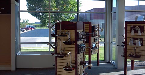 Showroom product display 4625 6th St. SW Cedar Rapids, IA