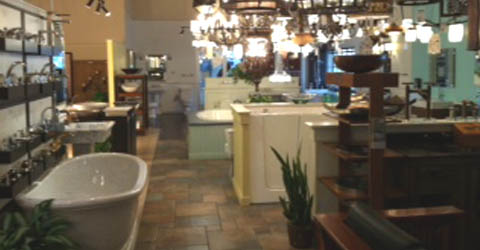 Showroom product display 602 E Montecito Santa Barbara, CA