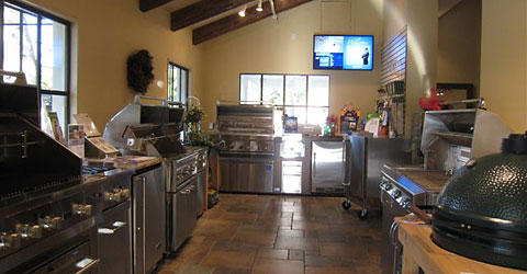 Showroom product display 602 E Montecito Santa Barbara, CA