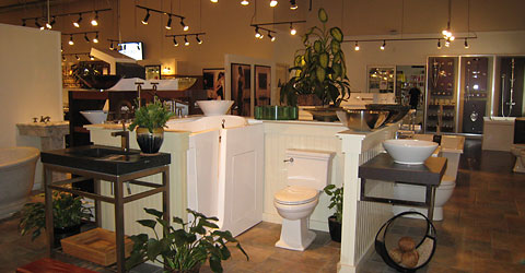 Showroom product display 602 E Montecito Santa Barbara, CA
