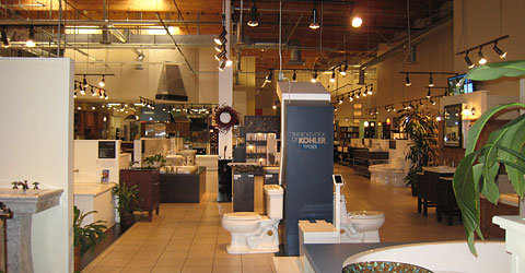 Showroom product display 602 E Montecito Santa Barbara, CA