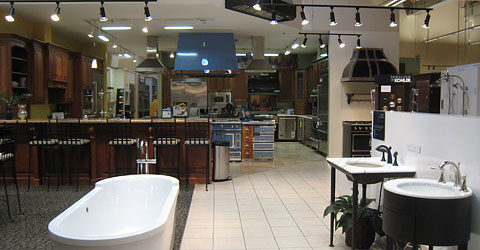 Showroom product display 602 E Montecito Santa Barbara, CA