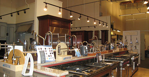 Showroom product display 602 E Montecito Santa Barbara, CA