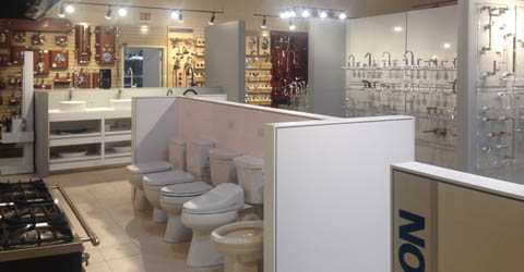 Showroom product display 602 E Montecito Santa Barbara, CA
