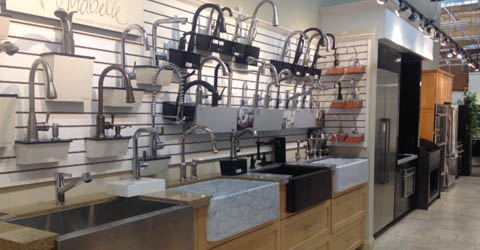 Showroom product display 602 E Montecito Santa Barbara, CA