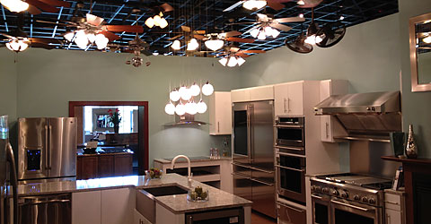 Showroom product display 17895 Chesterfield Airport Rd Chesterfield, MO
