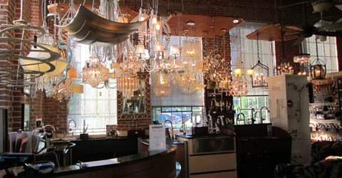 Showroom product display 2000 South Blvd, Ste 510 Charlotte, NC