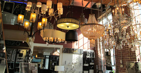 Showroom product display 2000 South Blvd, Ste 510 Charlotte, NC