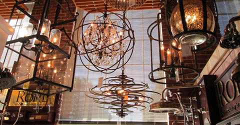 Showroom product display 2000 South Blvd, Ste 510 Charlotte, NC