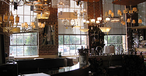 Showroom product display 2000 South Blvd, Ste 510 Charlotte, NC