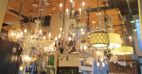 Showroom product display 2000 South Blvd, Ste 510 Charlotte, NC