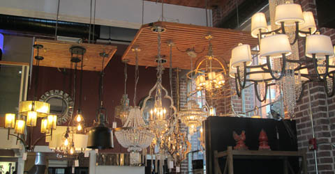 Showroom product display 2000 South Blvd, Ste 510 Charlotte, NC