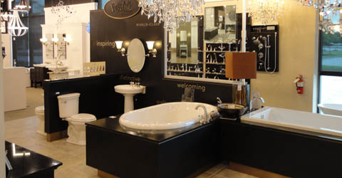 Showroom product display 16590 South I-45, Suite 100 The Woodlands, TX
