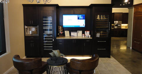 Showroom product display 16590 South I-45, Suite 100 The Woodlands, TX