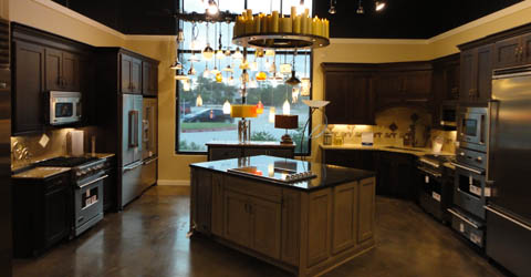 Showroom product display 16590 South I-45, Suite 100 The Woodlands, TX