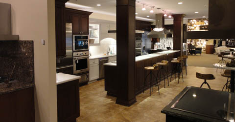 Showroom product display 16590 South I-45, Suite 100 The Woodlands, TX