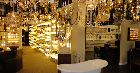 Showroom product display 16590 South I-45, Suite 100 The Woodlands, TX