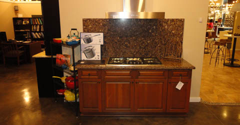 Showroom product display 16590 South I-45, Suite 100 The Woodlands, TX