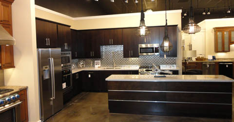 Showroom product display 16590 South I-45, Suite 100 The Woodlands, TX