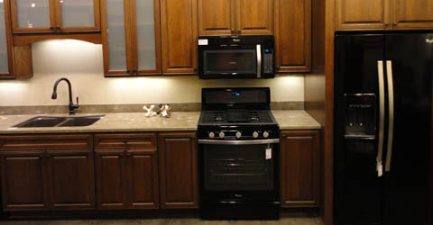 Showroom product display 16590 South I-45, Suite 100 The Woodlands, TX