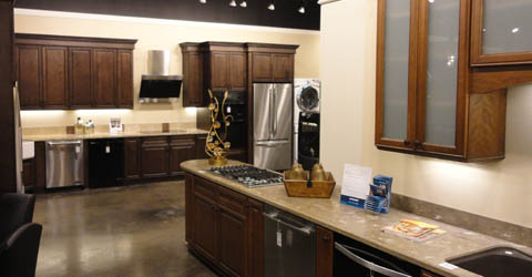 Showroom product display 16590 South I-45, Suite 100 The Woodlands, TX