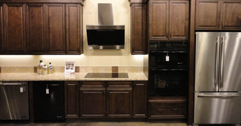 Showroom product display 16590 South I-45, Suite 100 The Woodlands, TX