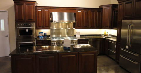 Showroom product display 16590 South I-45, Suite 100 The Woodlands, TX