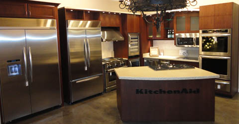 Showroom product display 16590 South I-45, Suite 100 The Woodlands, TX