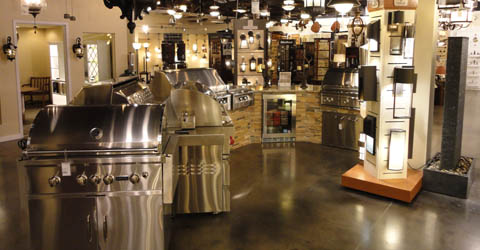 Showroom product display 16590 South I-45, Suite 100 The Woodlands, TX