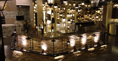 Showroom product display 16590 South I-45, Suite 100 The Woodlands, TX