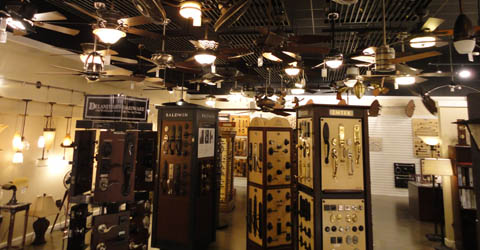 Showroom product display 16590 South I-45, Suite 100 The Woodlands, TX