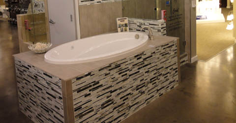 Showroom product display 16590 South I-45, Suite 100 The Woodlands, TX