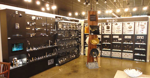 Showroom product display 16590 South I-45, Suite 100 The Woodlands, TX