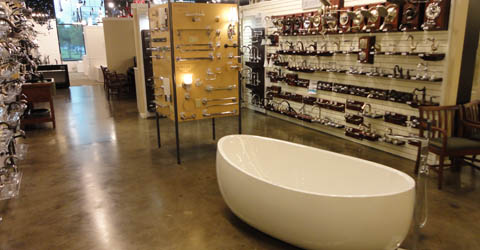 Showroom product display 16590 South I-45, Suite 100 The Woodlands, TX