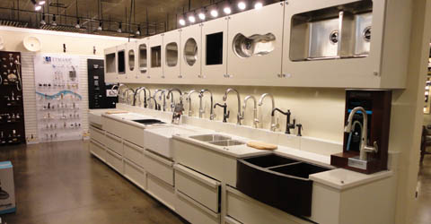 Showroom product display 16590 South I-45, Suite 100 The Woodlands, TX