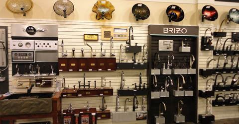 Showroom product display 16590 South I-45, Suite 100 The Woodlands, TX