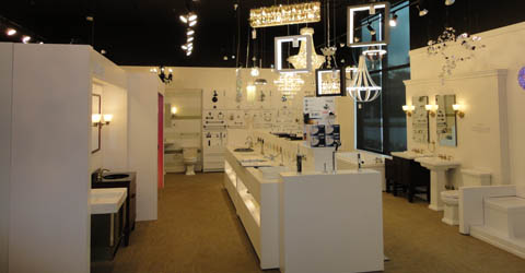 Showroom product display 16590 South I-45, Suite 100 The Woodlands, TX