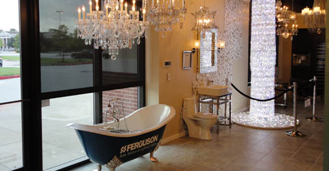 Showroom product display 16590 South I-45, Suite 100 The Woodlands, TX