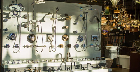 Showroom product display 824 NW 18th Ave Portland, OR